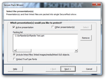 Secure Pack screenshot 2