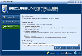 Secure Uninstaller screenshot 2