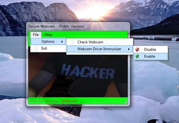 Secure Webcam screenshot