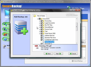 SecureBackup HOME: Online Backup screenshot 2