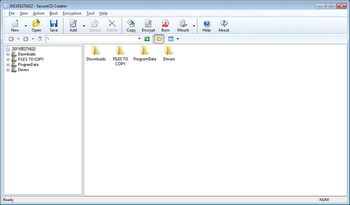 SecureCD Creator screenshot