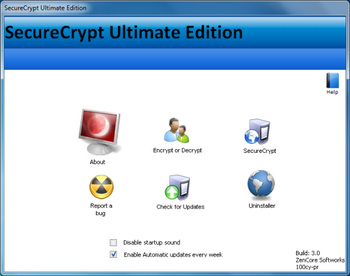 SecureCrypt Ultimate Edition screenshot