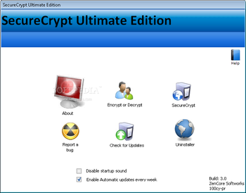 SecureCrypt Ultimate Edition screenshot