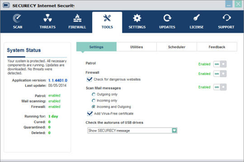 Securecy Internet Security screenshot