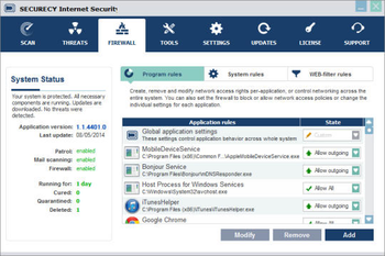 Securecy Internet Security screenshot 4