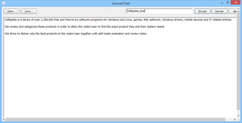 Secured Pad screenshot