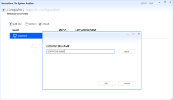 SecureHero File System Auditor screenshot