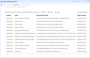 SecureHero Group Reporter screenshot 2