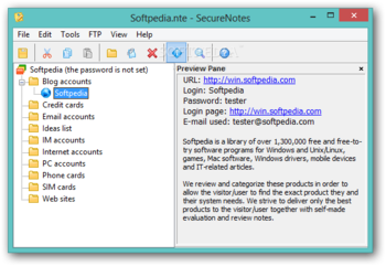 SecureNotes screenshot