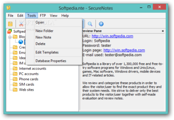 SecureNotes screenshot 2