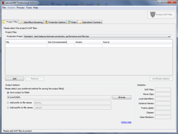 SecureSWF screenshot