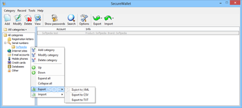 SecureWallet screenshot