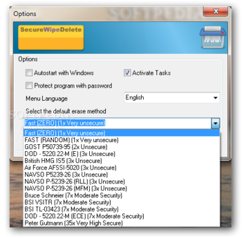 SecureWipeDelete screenshot 4