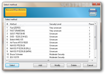 SecureWipeDelete screenshot 5