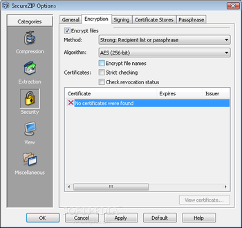 SecureZIP screenshot 12