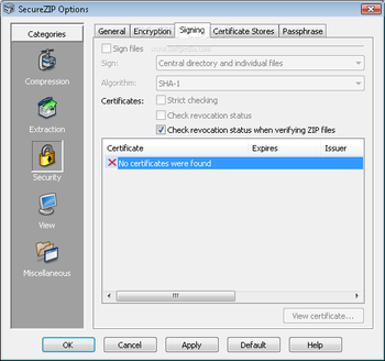 SecureZIP screenshot 13