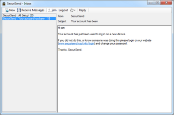 SecuriSend screenshot
