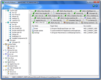 Security Autorun screenshot