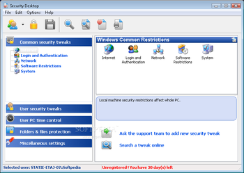 Security Desktop Tool screenshot 2