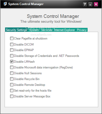 Security Manager screenshot