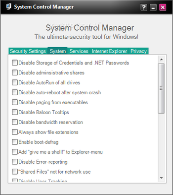 Security Manager screenshot 2