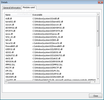 Security Process Explorer screenshot 3
