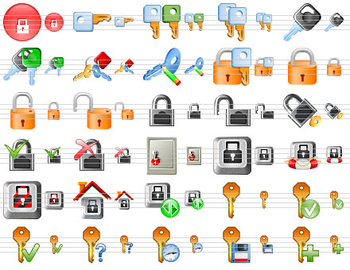 Security Software Icons screenshot