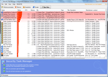 Security Task Manager screenshot 2