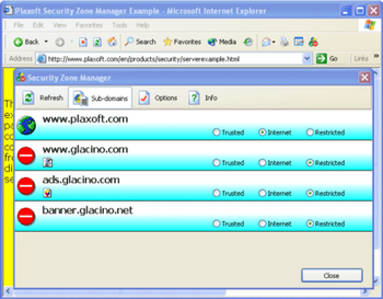 Security Zone Manager screenshot 2