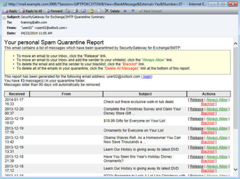 SecurityGateway for Email Servers screenshot 3