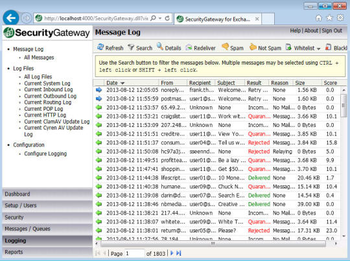 SecurityGateway for Email Servers screenshot 4
