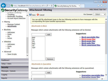 SecurityGateway for Email Servers screenshot 5