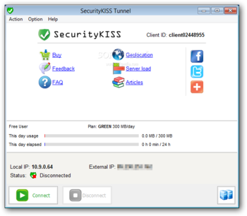 SecurityKISS Tunnel screenshot