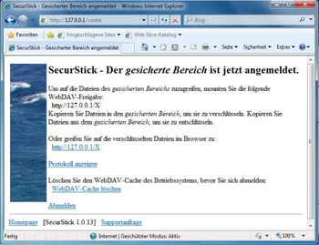 SecurStick  screenshot