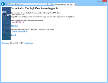 SecurStick  screenshot 2