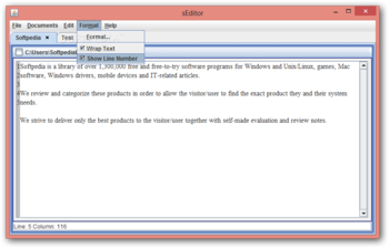 sEditor screenshot 2