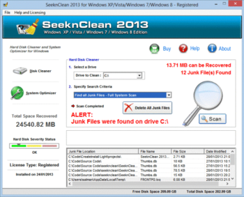SeeknClean screenshot