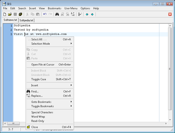 SEG screenshot