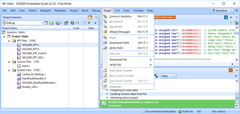 SEGGER Embedded Studio screenshot 11