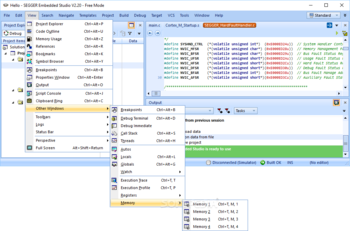 SEGGER Embedded Studio screenshot 4