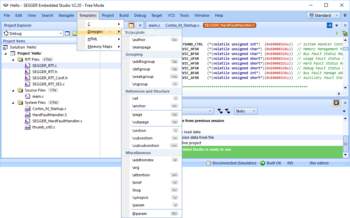 SEGGER Embedded Studio screenshot 7