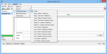 Selenium IDE screenshot 4