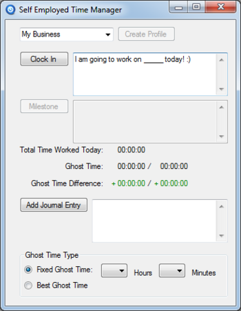 Self Employed Time Manager screenshot 2