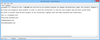 Self Note screenshot