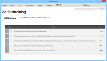Self Test Training - Avaya 3002 screenshot 6