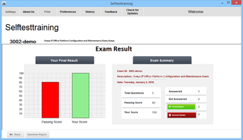 Self Test Training - Avaya 3002 screenshot 7