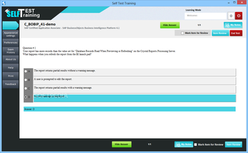 Self Test Training - C_BOBIP_41 screenshot 3