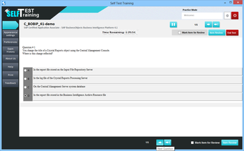 Self Test Training - C_BOBIP_41 screenshot 5