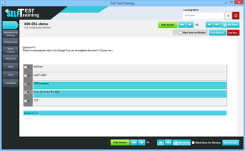 Self Test Training - CCIE Collaboration Written 400-051 screenshot 3