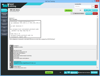 Self Test Training - CCIE RS 400-101 screenshot 3